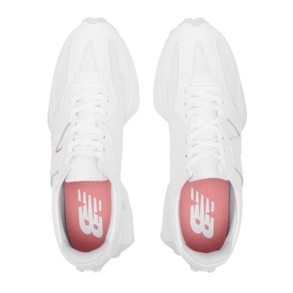 New Balance 327 W11.5/M10 Unisex Casual Sneakers Shoes White - Picture 13 of 16